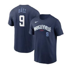 DEFECT Nike Men's Javier Baez Wrigleyville, Fan T-Shirt Size Large $40 5B053
